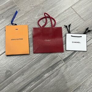 Louis Vuitton Orange Gift Bag